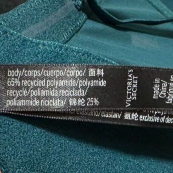 NWOT Victoria's Secret Women's Cut Emerald Green 34C Convertible Lace Bustier - Picture 5 of 6